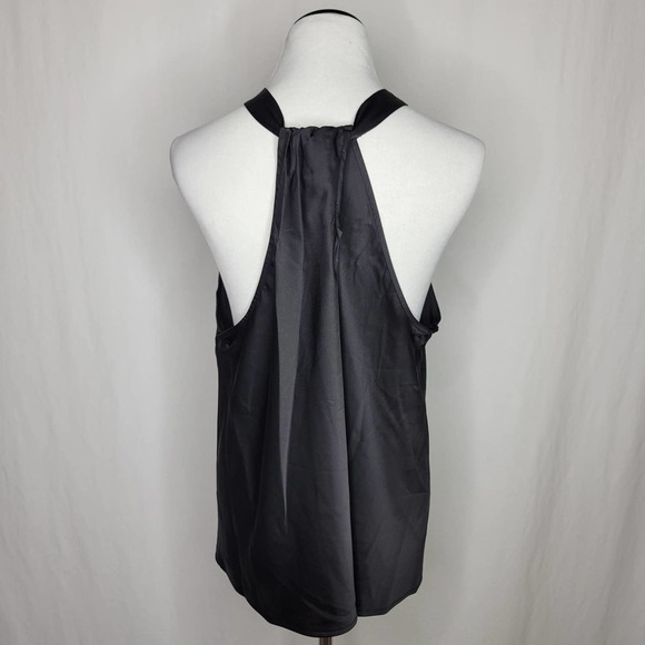 AND NOW THIS Halter-Neck Twist-Front Tank Top Black NWT $39 Size XL - Picture 6 of 8